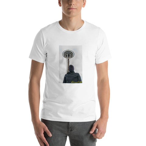 Starchild Space Needle Short-Sleeve Unisex T-Shirt