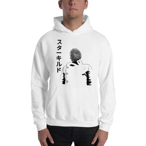 Starchild Katakana Manga Hooded Sweatshirt